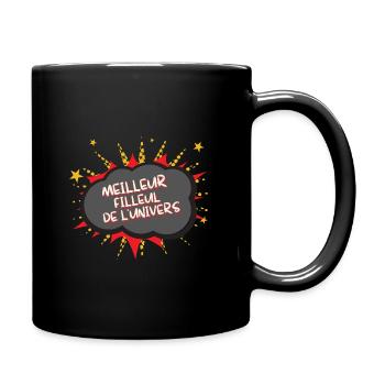 Meilleur filleul de l'univers ! meilleur filleul - Mug uni - noir - Droite