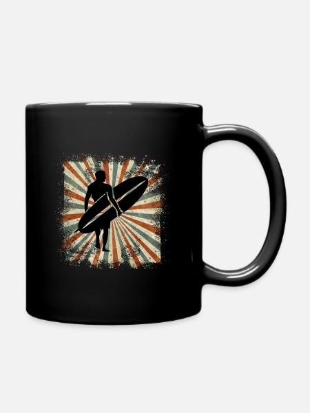 Surfing - Mug uni - noir