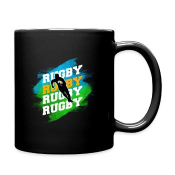 Rugby - Tasse einfarbig - Schwarz - Rechts