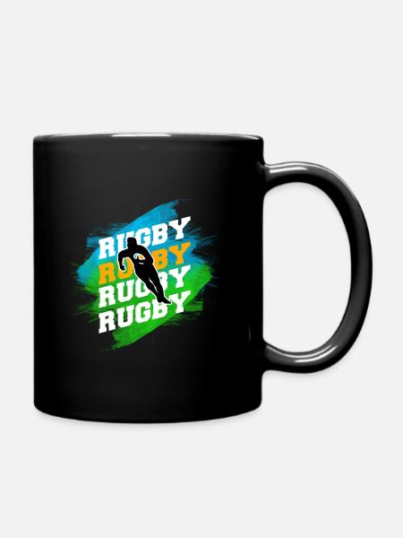 Rugby - Mug uni - noir
