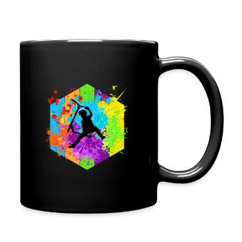 Freestyle-Roller - Tasse einfarbig - Schwarz - Rechts