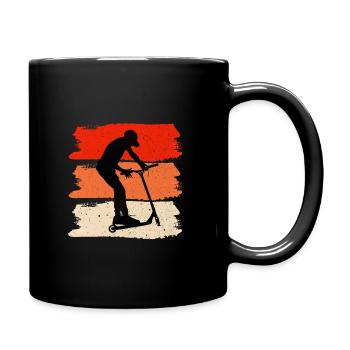 Freestyle-Roller - Tasse einfarbig - Schwarz - Rechts