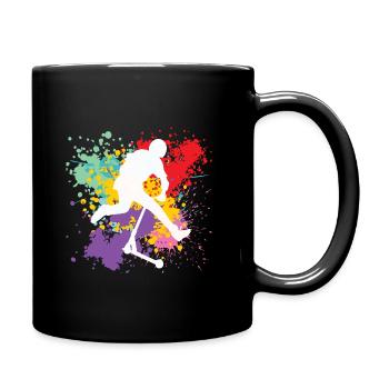 Freestyle-Roller - Tasse einfarbig - Schwarz - Rechts