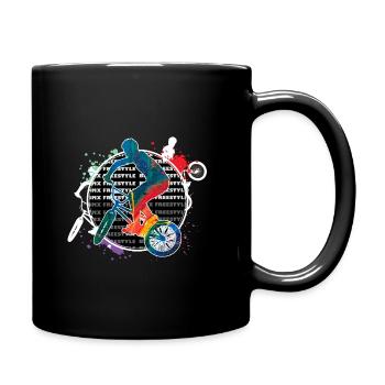 BMX - Tasse einfarbig - Schwarz - Rechts