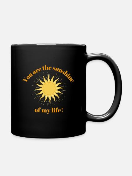 Tu es le soleil de ma vie - Mug uni - noir