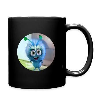 Mumzel Heidelbeere - Tasse einfarbig - Schwarz - Rechts