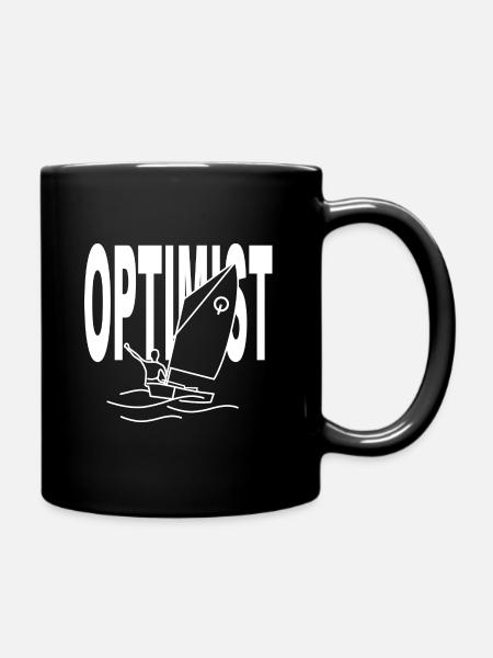 Optimiste - Mug uni - noir