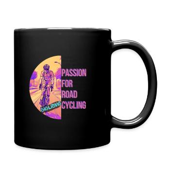 Leidenschaft auf der Straße - Tasse einfarbig - Schwarz - Rechts
