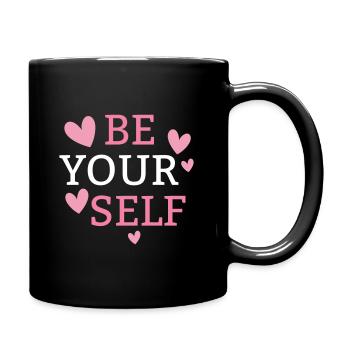 be yourself - Full Colour Mug - black - Right