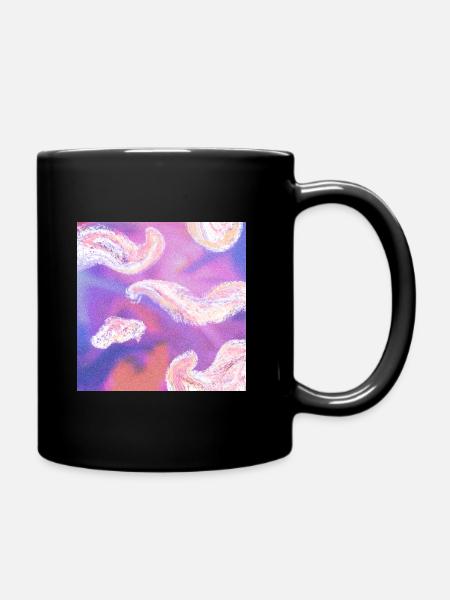 Verträumte Wolken - Tasse einfarbig - Schwarz