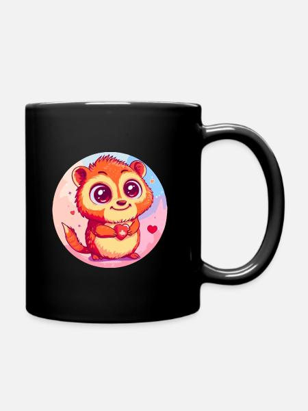 Beloved hug - Full Colour Mug - black
