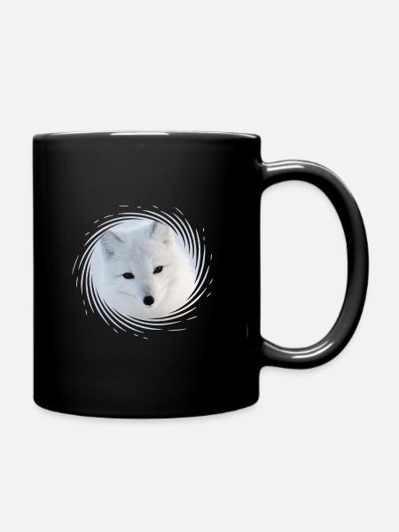 Polarfuchs - Tasse einfarbig - Schwarz