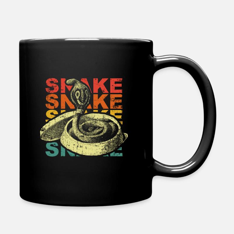 snake - Full Colour Mug - black