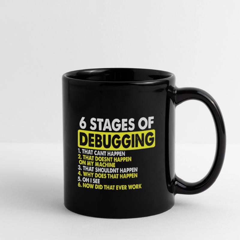 Debugging Informatik Tasse einfarbig