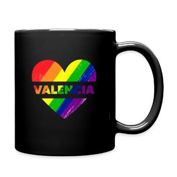 Valencia LGTBIQ - Full Colour Mug - black - Right