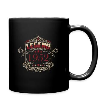 Une légende est née en 1952 - Mug uni - noir - Droite