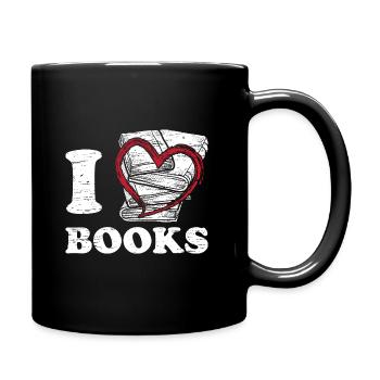 Lire les livres - Mug uni - noir - Droite
