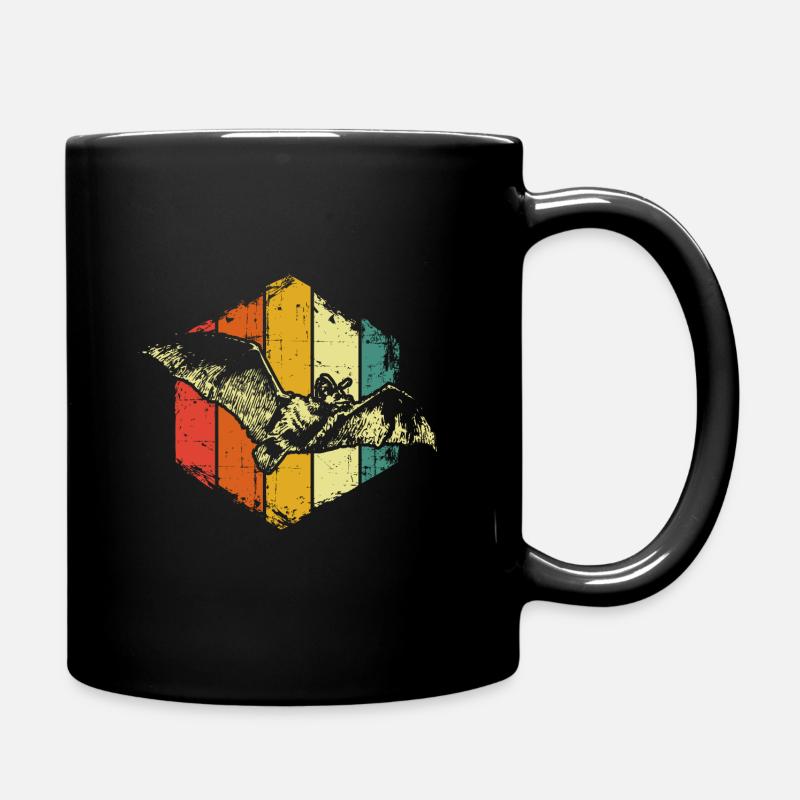 Fledermaus - Tasse einfarbig - Schwarz