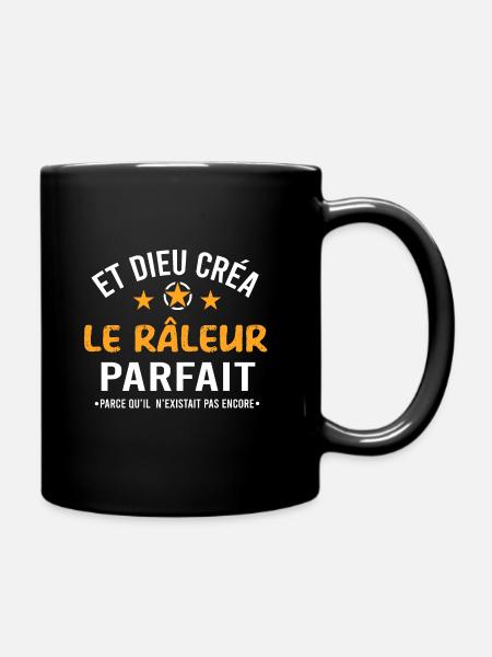 Râleur ronchon cadeau drôle homme - Mug uni - noir