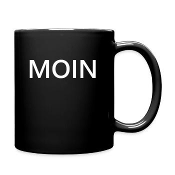 Moin - Tasse einfarbig - Schwarz - Rechts