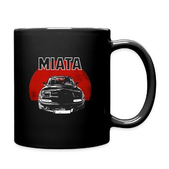 Miata JDM - Full Colour Mug - black - Right