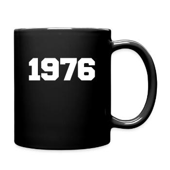 1976 Année de naissance Anniversaire Année Collegestyle - Mug uni - noir - Droite