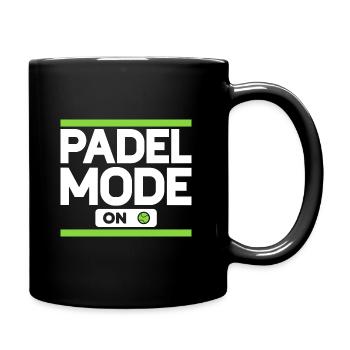 Padel Mode On Padel Player Padel Tennis - Full Colour Mug - black - Right