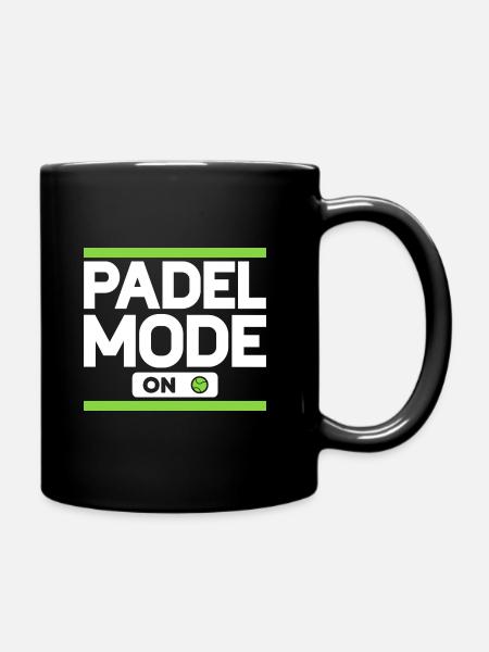 Mode Padel sur Padel Player Padel Tennis - Mug uni - noir