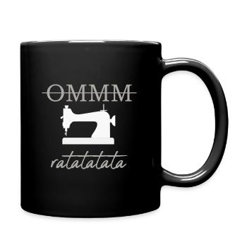 Sewing Sewing Machine Saying - Full Colour Mug - black - Right