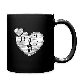 Amateurs de musique sur bande - Mug uni - noir - Droite