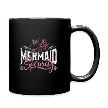 Sirène Sécurité Enterrement de vie de jeune fille JGA - Mug uni - noir - Droite