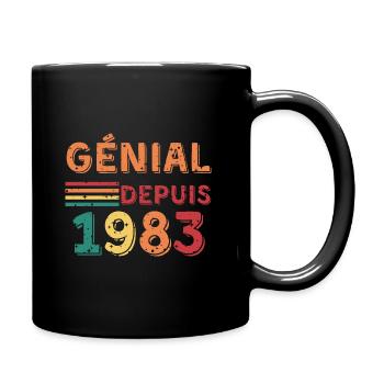 Awesome since 1983 - Full Colour Mug - black - Right
