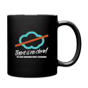 Il n'y a pas de nuage - Mug uni - noir - Droite