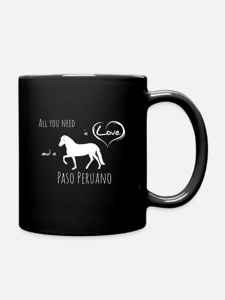 Paso Peruano Love - Full Colour Mug - black