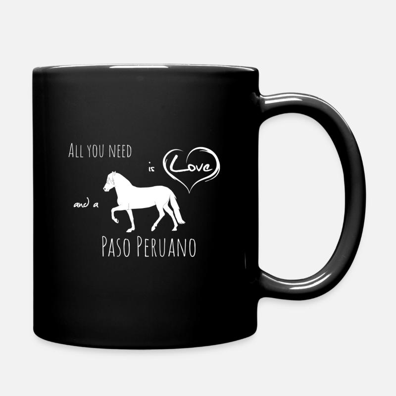 Paso Peruano Love - Full Colour Mug - black