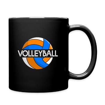 volleyball volleyball gift team volleyball - Full Colour Mug - black - Right