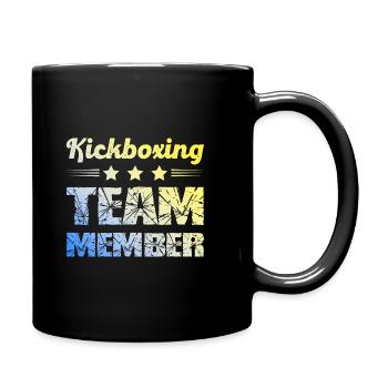 Équipe de kickboxing - Mug uni - noir - Droite