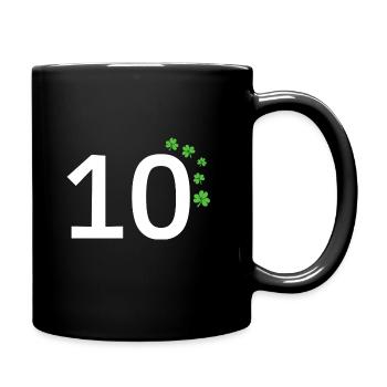 10 - Tasse einfarbig - Schwarz - Rechts