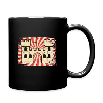 castle - Full Colour Mug - black - Right