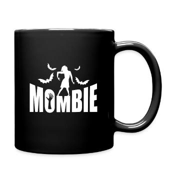 Halloween Mombie Zombie Spooky Mom Graphic Shirt - Tasse einfarbig - Schwarz - Rechts