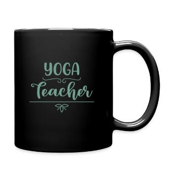 Professeur de Yoga Cadeau Namaste Méditation École de Yoga - Mug uni - noir - Droite