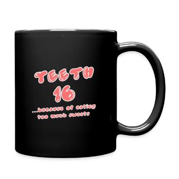 Sweets Déclaration humoristique Sweet Tooth - Mug uni - noir - Droite