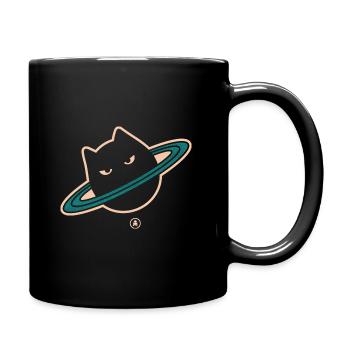 T SHIRT CATURN BLACK - Mug uni - noir - Droite