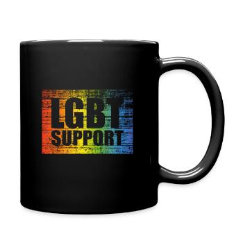 Soutien LGBT - Mug uni - noir - Droite