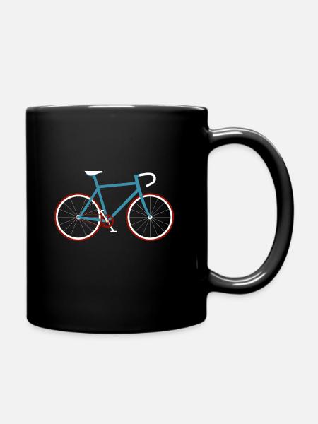 Vélo rétro vintage vélo vélo cycliste - Mug uni - noir