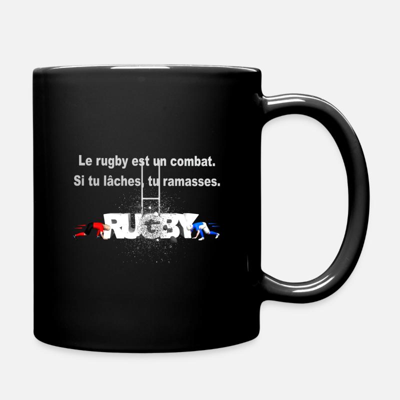 RUGBY COMBAT - Mug uni - noir