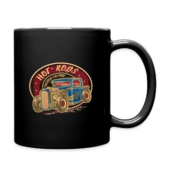 US cars and roads? Hot Rod Warrior? This piece - Full Colour Mug - black - Right