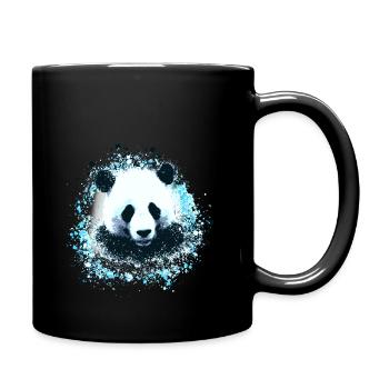 Panda,ours panda,ours, Graffiti, Peinture - Mug uni - noir - Droite