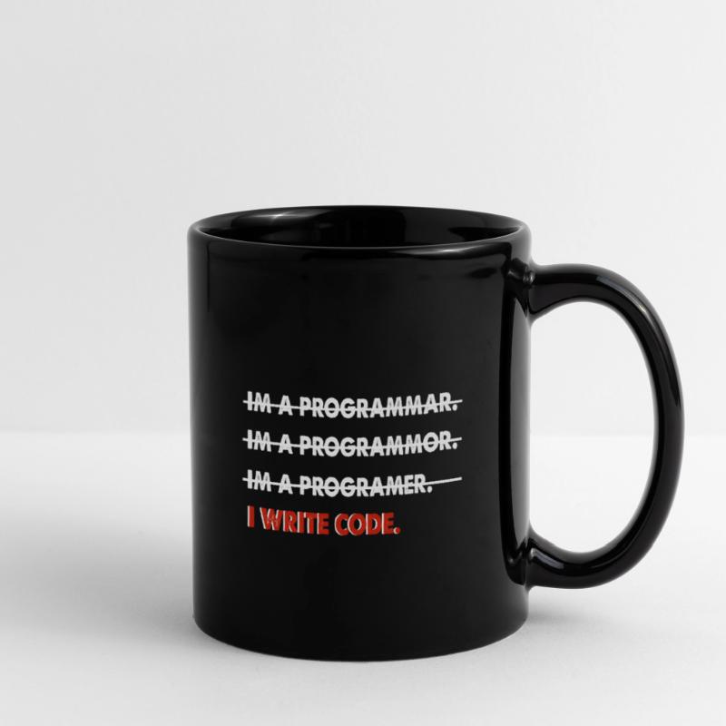 Coder coder funny gift Full Colour Mug