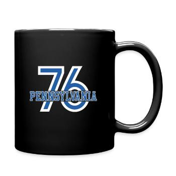 76 Pennsylvania Sweatshirt - Full Colour Mug - black - Right